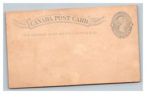 Vintage 1890's Canada Post Card UNPOSTED