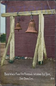 BELLS THAT RANG FOR (328) RAMONA'S WEDDING PLACE SAN DIEGO CALIFORNIA