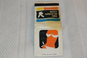 The Playboy Club Miami Florida 20 Strike Matchbook Cover