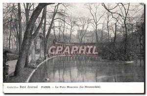 Old Postcard Paris Parc Monceau (The Naumachie)