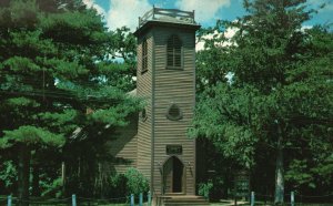 Vintage Postcard Little Brown Church In Vale Wooden Campus Spot Nashua Iowa IA