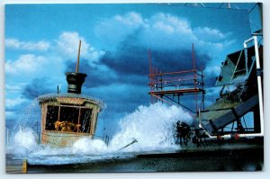 2 Postcards DISNEY MGM STUDIOS, FL ~ Backstage Tour & Water Effects 4x6~1990s