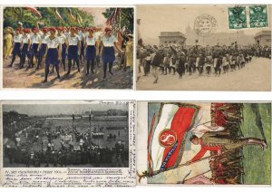 SOKOL SPORT CZECHSLOVAKIA with LOT of BETTER 150 Vintage Postcards (L3763)