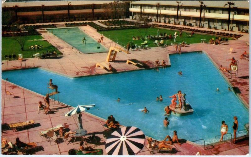 LAS VEGAS, NV Nevada    DUNES HOTEL & CASINO Caliph's Court   c1950s   Postcard