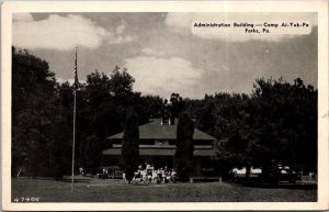 Administration Building, Camp Ai-Yuk-Pa Forks PA c1951 Vintage Postcard V61