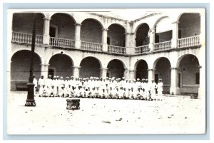 c1910's Naval Academy Building Campus Louisiana LA RPPC Photo Antique Postcard