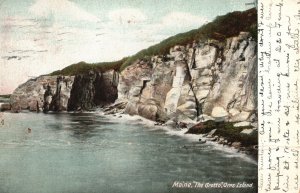 Vintage Postcard 1906 The Grotto Orrs Island Maine Hugh C. Leighton Pub.