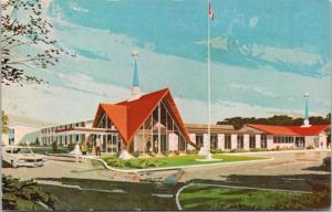 Howard Johnson's Motor Lodge Hotel London Ontario ON Ont. Motel Postcard E29
