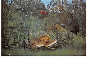 Rousseau, The Hungry Lion  