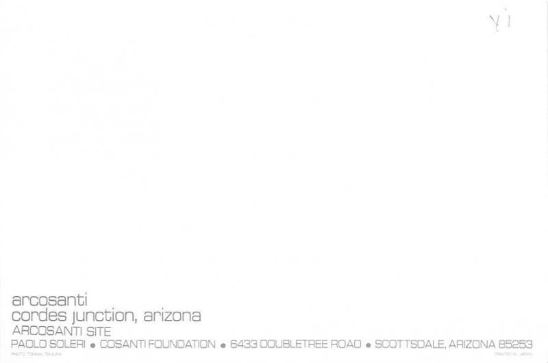 Arcosanti, Cordes Junction  