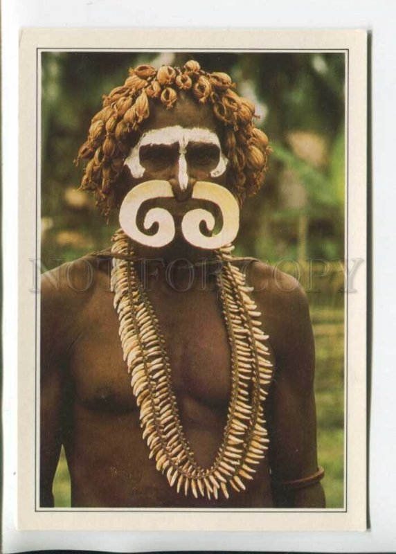 470181 1990 advertising world attractions Papua new guinea Asmat warrior