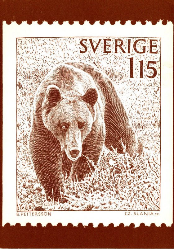 Stamps On Postcards 1978 Sweden