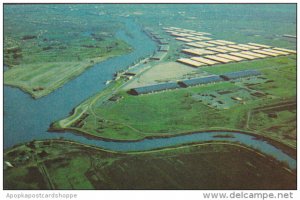 Aerial View Naval Supply Annex Stockton California