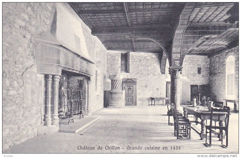 Grande Cuisine En 1439, CHATEAU DE CHILLON, Switzerland, 1900-1910s