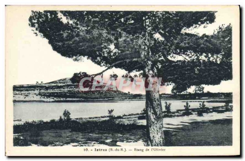 Postcard Old Istres (B R) Etang de l'Olivier