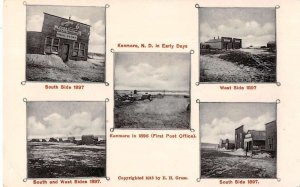 Kenmare North Dakota Buildings Multiview Vintage Postcard AA17234