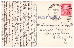 Boss River Cape Cod Massachusetts Postcard Posted 1957