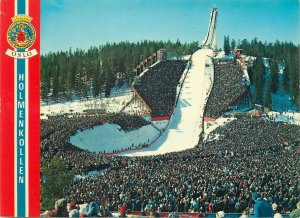 Postcard Norway Oslo Holmenkollen ski-jump