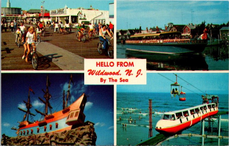 New Jersey, Wildwoods - Hello From - [NJ-216]