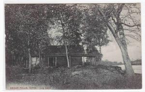 Log Cabin Cedar Falls Iowa 1910c postcard