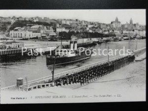 Old PC - LL No.4 BOULOGNE SUR-MER. L'Avant-Port, The Outer-Port (LEVY FILS & Co)