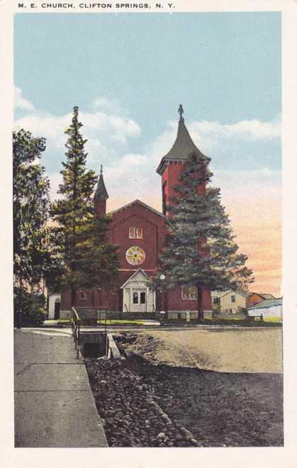 Methodist Episcopal Church - Clifton Springs NY, New York - WB