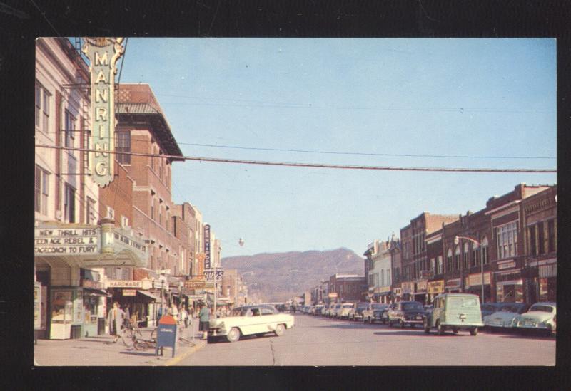 MIDDLESBORO KENTUCKY DOWNTOWN MAIN STREET SCENE VINTAGE POSTCARD OLD CARS