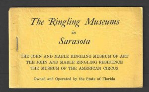 Ca 1955 RPPC* Complete Booklet 12 Pictures Of Ringling Museum In Sarasota Mint