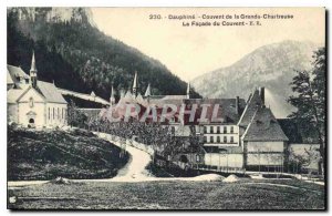 Old Postcard Dauphine Convent of the Grande Chartreuse Convent of the frontage