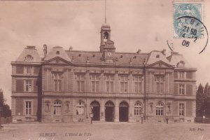 Elbeuf Hotel De Ville L'Hotel Antique French 1906 Postcard