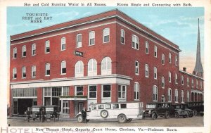 Chatham Virginia New Bennet Hotel Hotel Chatham Vintage Postcard AA104580
