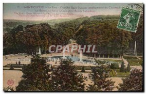 Postcard Old Saint Cloud Park Fountains Le Bassin Du Fer A Cheval Et Le Bassi...