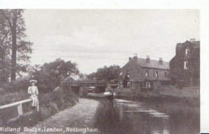 Nottinghamshire Postcard - Midland Bridge - Lenton - Ref 3900A