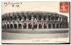 Postcard Old Nimes Les Arenes