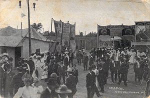 Old Amusement Park, Midway,  White City, Oskosh,Wisconsin,  Old  Postcard