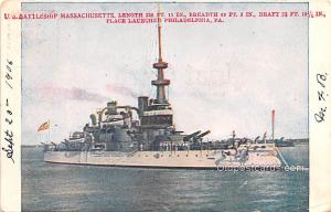 US Battleship Massachusetts 