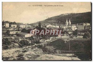 Old Postcard Louvesc General view taken of Crozes