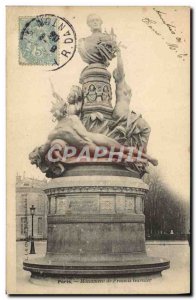 Old Postcard From Paris Monument Francis Garnier