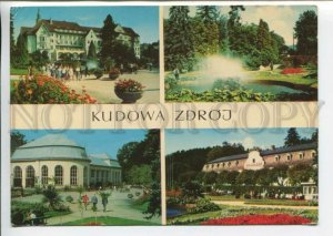 441027 Poland 1970 year Kudowa Zdroj Sanatoriums RPPC to Germany