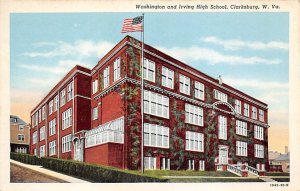 Washington and Irving High School - Clarksburg, West Virginia WV  