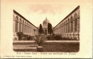 Vtg Postcard - Pisa Italy - Campo Santo - Esterno lato meridionale - Barasanti
