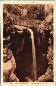 Algeria Constantine Les Gorges du Rhummel Vintage Postcard C220