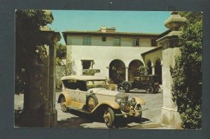 Post Card Auto 1925 Rolls Royce Owned By Film Actor Harold Lloyd