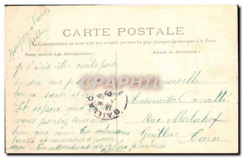Old Postcard Niort Le Jardin De la Breche