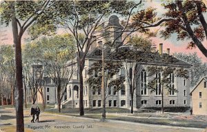 Augusta Maine 1911 Postcard Kennebec County Jail