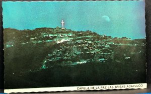 Vintage Postcard Mexico Acapulco Capilla de La Paz Las Brisas