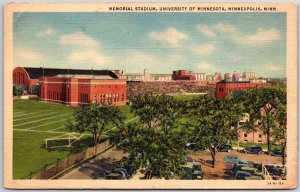 Memorial Stadium University Of Minnesota Minneapolis Minnesota MN Postcard