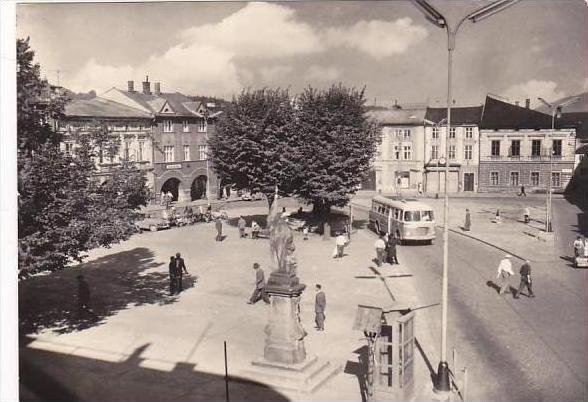 Czech Republic Frenstat Pod Radhostem Namesti Miru Real Photo