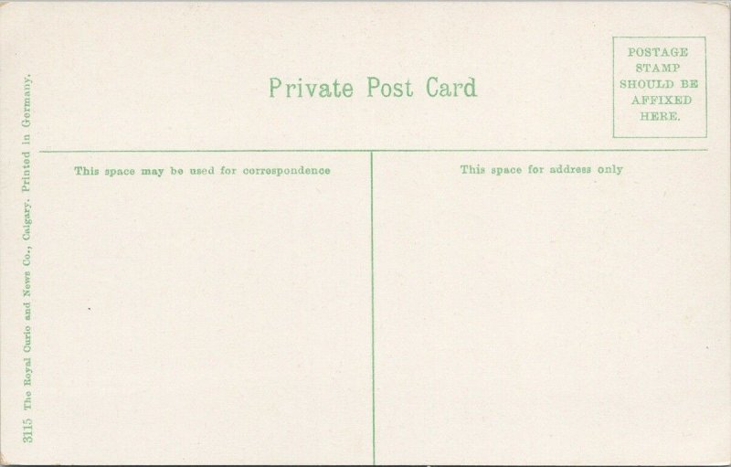 Post Office Calgary AB Alberta Unused Royal Curio & News Postcard E78