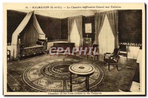 Old Postcard Malmaison The room of the First Consul at the Tuileries